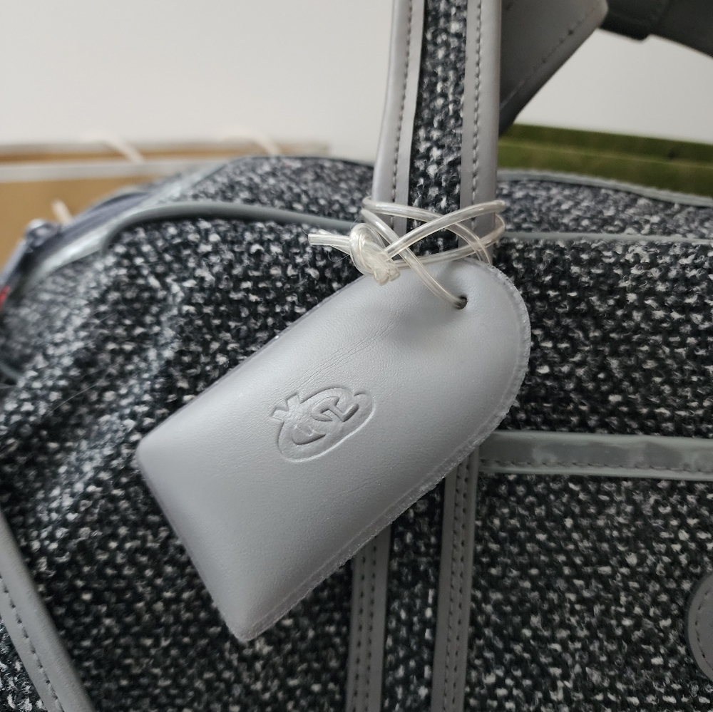 Oscar de la Renta Gray Men's Duffel Bag Weekender - Picture 6 of 6
